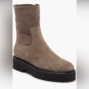 Aquatalia Walnut Zipper Ankle Length Boots- Size 10